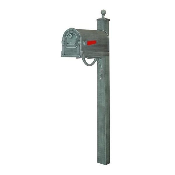 Special Lite Special Lite SCS-1014-SPK-710-VG Savannah Curbside with Springfield Mailbox Post; Verde Green SCS-1014_SPK-710-VG